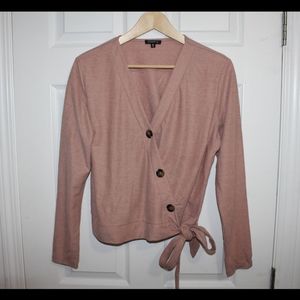 Dynamite wrap around buttoned sweater